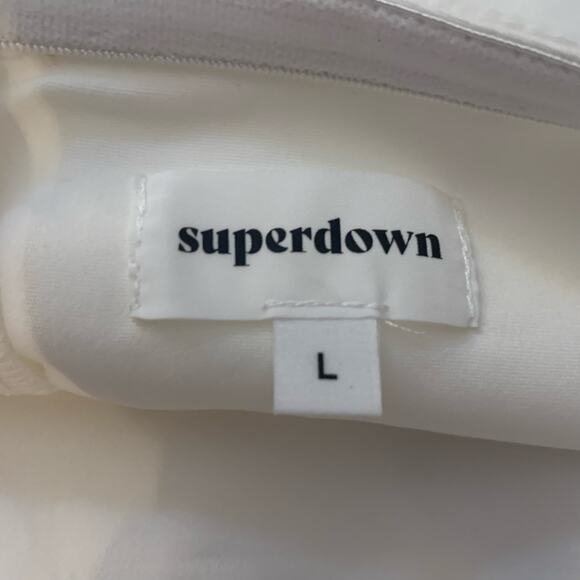 Superdown Kacey blazer white mini dress size L NWT - Picture 7 of 13